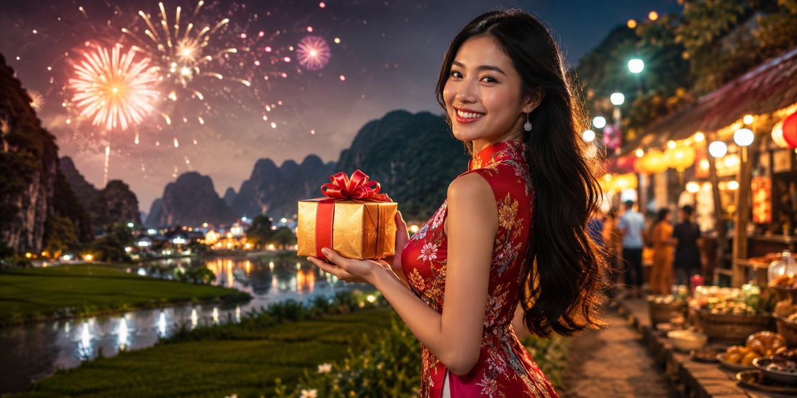 Cảnh chợ đêm Ninh Bình với người dùng theo dõi kết quả cá cược trực tuyến